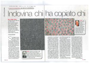 Articoli Mellone: Sette / Corriere della Sera – maggio 1999