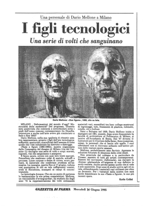 Articoli Mellone: I figli tecnologici – Gazzetta di Parma – giugno 1995
